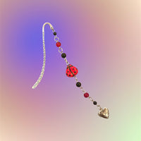 lady bug locket bookmark